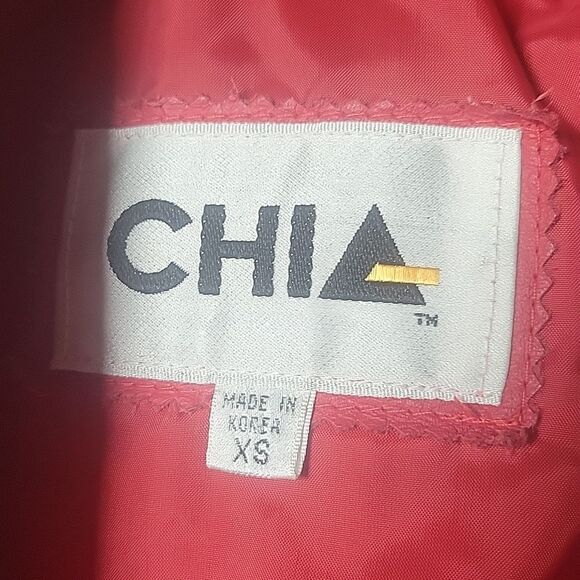 NWT Vintage XS Womens 80s Red Leather Peplum CHIA Fitted Sexy Cinch Jacket Coat - Picture 12 of 16